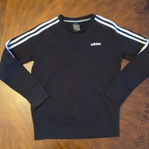 Adidas black and white sweatshirt